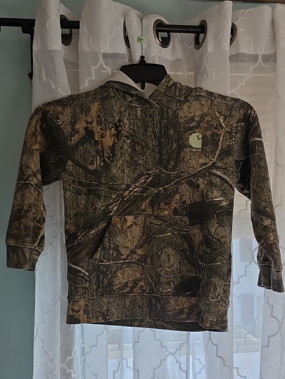 Carhartt (7) Realtree Camo Hooded Sweatshirt in Brown and Green